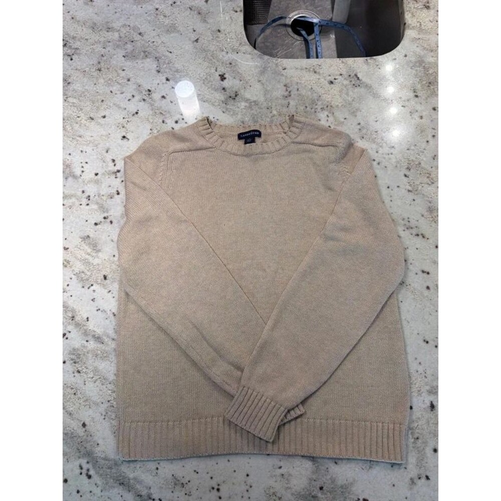 Lands’ End Beige Sweater-Med